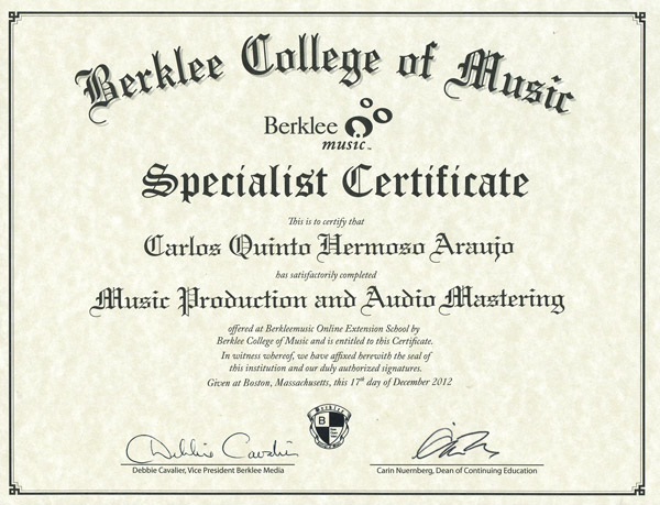 MUSIC PRODUCTION & AUDIO MASTERING